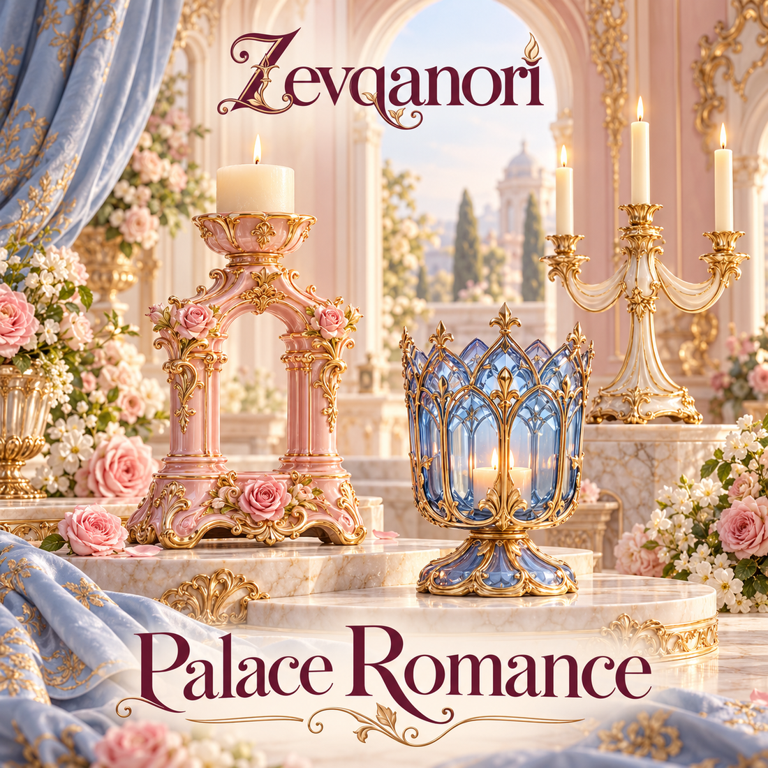 Palace Romance candleholder collection