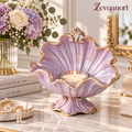 Zevqanori™ Lavender Shell Tealight Holder